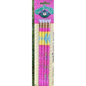 Cabbage Patch Kids Pencils Vintage 1990 Pink 4‎ in Package Noteworthy
